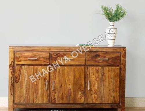Wooden Showcase with Drawer