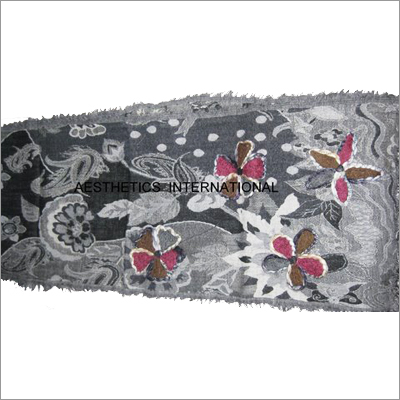 Floral Printed Wool Muffler