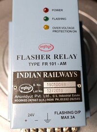 Flasher Relay - Material: Mild Steel