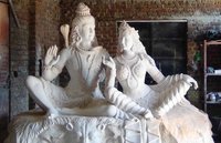 Grc Shiv Parvati Sculpture