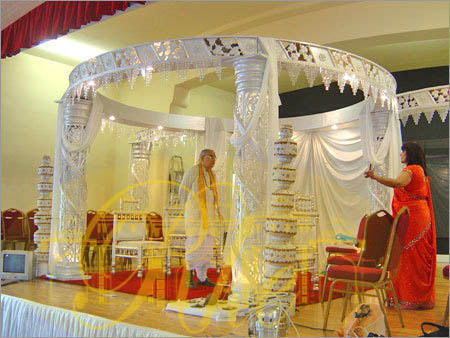 Wedding Crystal Mandap