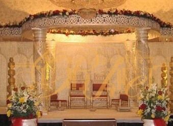 Crystal Wooden Mandap