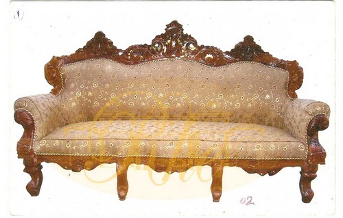 Brown and Golden New Wedding Mandap Furniture