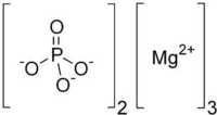 Magnesium Phosphate - Molecular Formula Mg3(po4)2, Molar Mass 262.85 G/mol, White Solid Appearance, Insoluble In Water, Melting Point 1300 °c