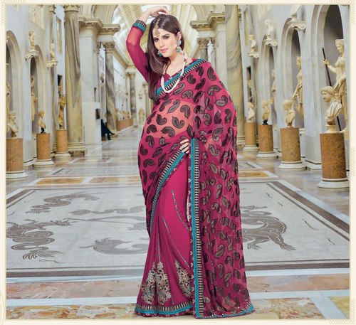 Designer Handwork Saree
