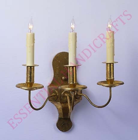 Anchor Lantern - Brass, 12x8x4 inches, Polished Brass Finish | Elegant Design, Three Lights, Warm Candle Lighting