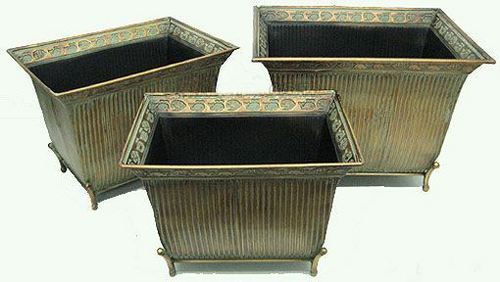 Elegant Decorative Metal Planters