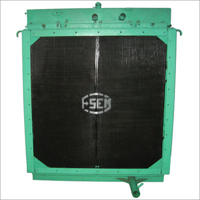 Green And Black Industrial Locomotive Radiators