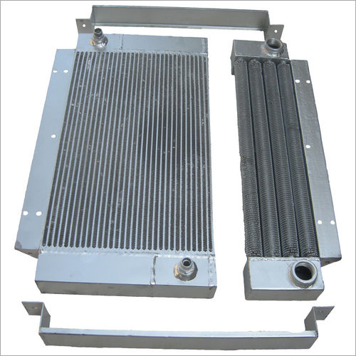 Silver Compressor Combo Oil Cooler