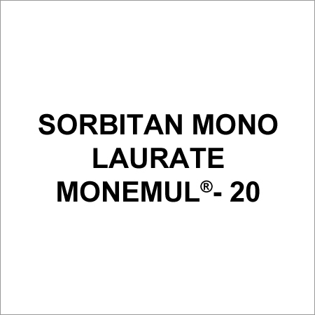 Sorbitan Monolaurate Acid Value: 7.5 Mgkoh/G