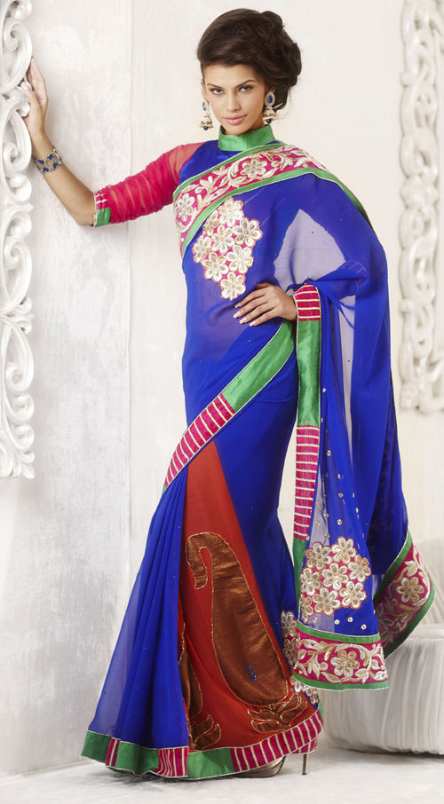 Designer Net Saree