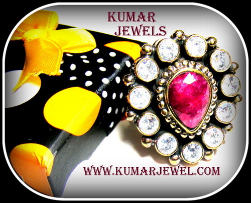 Mughal Antique Kundan Ring