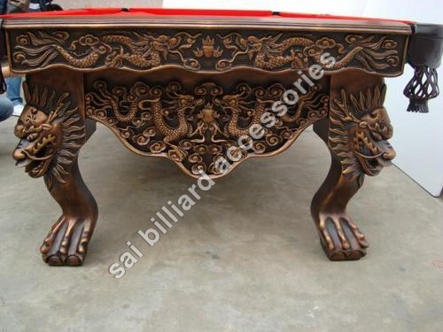 Carved Billiards Tables