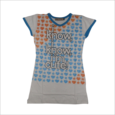 Half Sleeves Girls Top