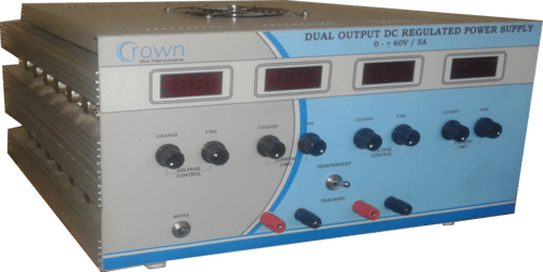 DUAL OUTPUT DC REGULATED POWER SUPPLY