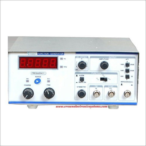 Function Generator With Frequency Counter By CROWN ELECTRONIC SYSTEMS