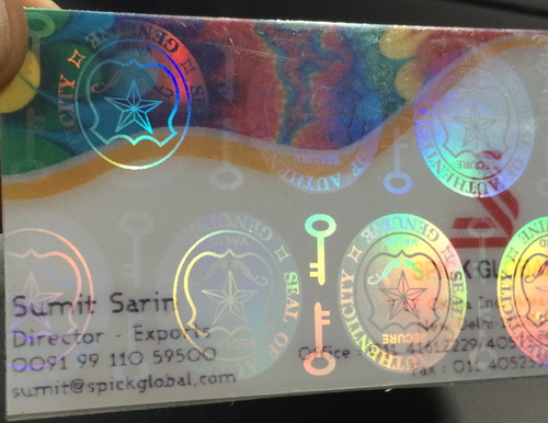 Holographic ID Card Pouch