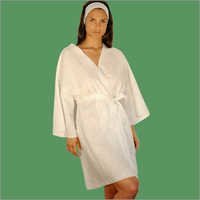 Kimono Style Bathrobe - Color: White