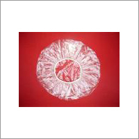 Shower Cap - Plastic Material, Thickness 0.015mm & 0.017mm , Transparent Color, Circular Shape, Flexible Design, Tear Resistant, Disposable, Smooth Texture