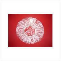 Shower Cap - Plastic Material, Thickness 0.015mm & 0.017mm , Transparent Color, Circular Shape, Flexible Design, Tear Resistant, Disposable, Smooth Texture