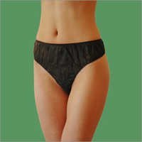 Highcut Panties - Non-woven, Xl To Xxxl Sizes, Black Color | Soft, Tear Resistant, Skin-friendly, Colorfast, Smooth Texture