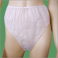 Ladies Panties - Non-Woven, Universal Size, Ivory White | Soft, Skin-Friendly, Alluring Design, Shrink Resistant, Colorfastness