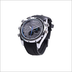 IR Wrist Watch Camera - Black Polymer Lithium Battery, 1920x1080 HD Video, Night Vision, 0.5m IR Range, 1GB-8GB Memory