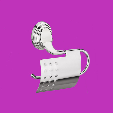 Paper Holder - Stainless Steel, 15x10x5 cm, Chrome Finish | Easy Install, Durable, Stylish, Space Saving, Wall Mounted