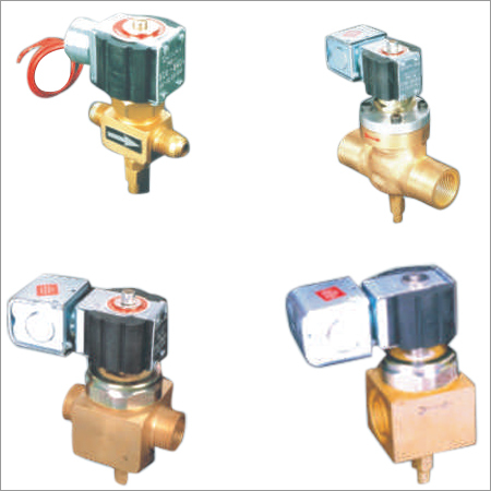 Industrial Solenoid Valves - Brass Material, 1/8" to 1" Port Size, Golden Color | Low Pressure Efficiency, Safe Switching Performance