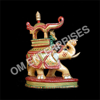 Wooden Ambabari Elephant