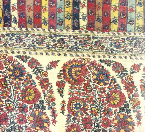 Antique Jaipuri Jamawar Shawl - Wool Silk Variable Size Red | Elegant Design Color Fastness Durable Attractive Patterns