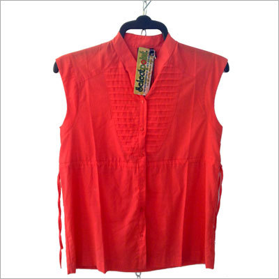 Sleeveless Kurta Printing Service - Cotton, S-XL, Orange | Custom Digital Printing, Elegant Design, Vibrant Colors, Unique Style, Fast Service