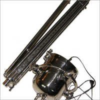 Antique Search Lights - Stainless Steel, Variable Dimensions | Adjustable Height, Bright Illumination, Durable Design, Easy Operation, Long Lifespan, Vintage Style