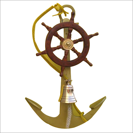 Aluminium Anchor With Ship Wheel Bell