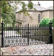 Cast Iron Gate - Customizable Size, Powder Coated Finish | Durable Design, Elegant Style, Secure Entry, Weather Resistant
