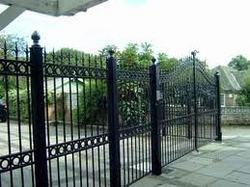 Mild Steel Gate - 6ft Height, 8ft Width, Double Swing | Durable, Weather Resistant, Powder Coated Finish