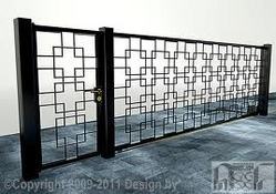 Mild Steel Gate - Custom Dimensions, Powder Coated Finish | Durable Design, Enhanced Security, Weather Resistant, Sliding/Swing