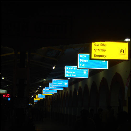 Highway Illuminated Signage