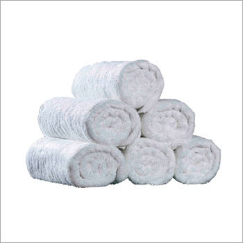 Rolled White Towels Cropped & Rotated