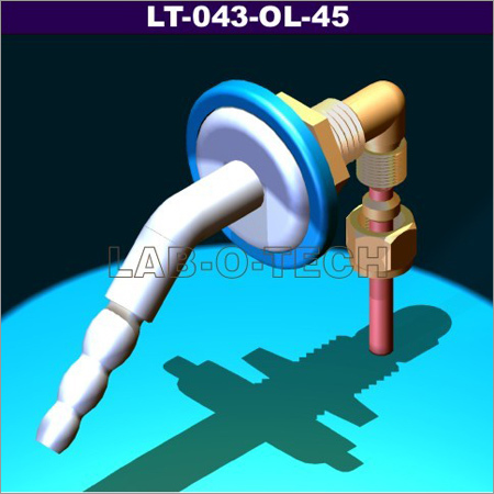 Angle spout Panel mounted flange
