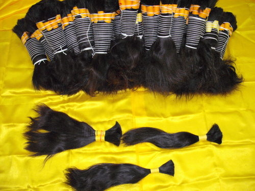 Remy Single Drawn Straight Black Virgin Hair