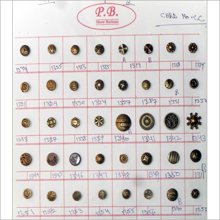 Fancy Metal Buttons