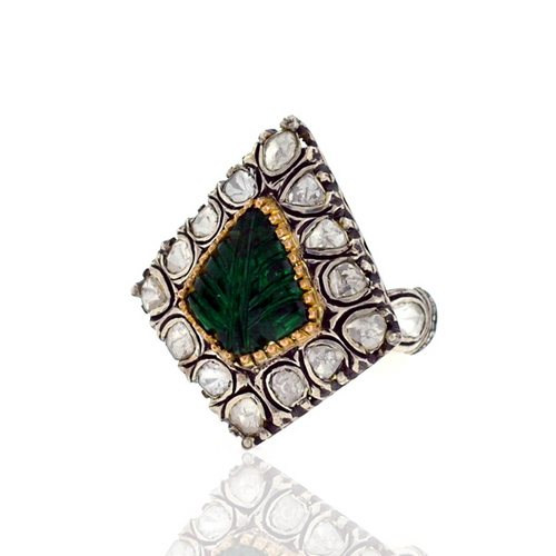 Emerald Diamond Ring