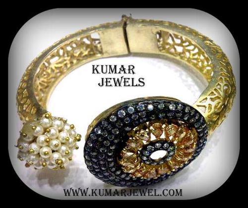 mughal antique bracelet with pearl.beaded, cooper,royal,traditional jewelry