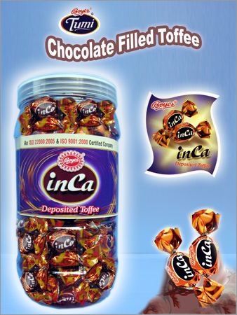 Inca - Chocolate Filled Deposited Butter Toffee, Nutritious Delicious Taste, Attractive Packaging