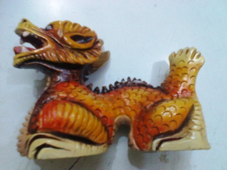 Wooden Painting Dragon