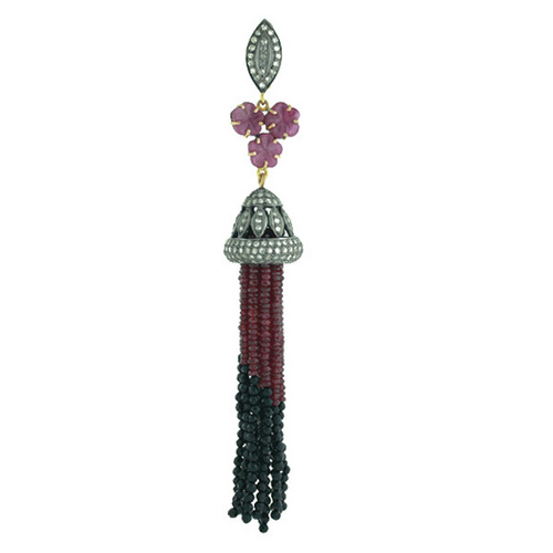 Ruby Tassel Pendant