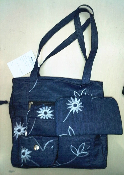 Denim Bag With Wallet