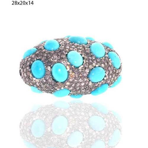 Turquoise Gemstone Diamond Finding