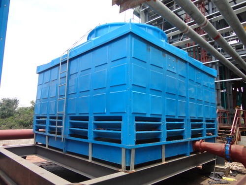 Frp square shape cooling tower plant
